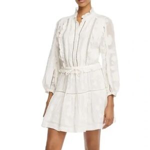 NEW Joie Adel B Floral Mini Dress  in Porcelain